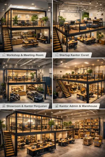 Mezzanine Ruang Kantor di Duren Sawit